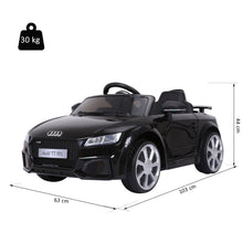 Load image into Gallery viewer, Kids Licensed Audi TT Ride on Car - RED/Black