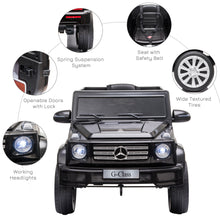 Load image into Gallery viewer, Mercedes Benz G500 12V Kids Electric Ride On Car - Black