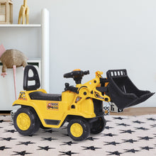 Load image into Gallery viewer, Ride-On Bulldozer Digger Tractor Pulling Cart Pretend Play Construction Truck