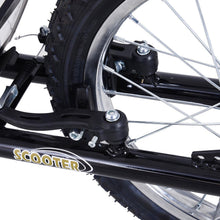 Load image into Gallery viewer, 16" Tyre Steel Push Scooter Black
