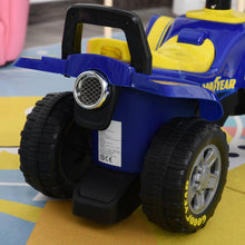 Load image into Gallery viewer, Toddlers Sound Effect Quad Bike Walker - Yellow/Blue