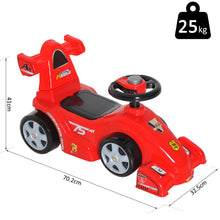Load image into Gallery viewer, Kids Push Ride On Car W/Horn-Red