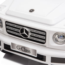 Load image into Gallery viewer, Mercedes Benz G500 12V Kids Electric Ride On Car - White