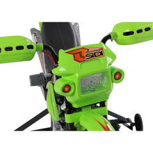 Load image into Gallery viewer, Children's Electric Ride-On Motorbike 6V with Effects Green
