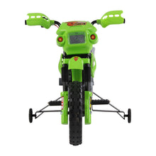 Load image into Gallery viewer, Children's Electric Ride-On Motorbike 6V with Effects Green