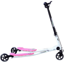 Load image into Gallery viewer, Kids 3 Wheels Foldable Scooter-Pink/White