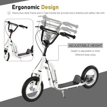 Load image into Gallery viewer, Dual Brakes 12" Metal frame Kick Scooter adjustable black