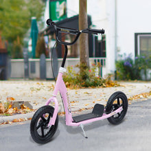 Load image into Gallery viewer, 12" Tyres Teen Push Stunt Bicycle Ride On Scooter-Pink