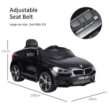 Load image into Gallery viewer, Kids Electric Ride On Car 6V Licensed BMW 6GT - BLACK