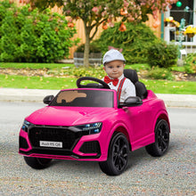 Load image into Gallery viewer, Audi RS Q8 6V Kids Electric Ride on Cars with Remote USB MP3 Bluetooth Pink