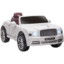 Load image into Gallery viewer, Kids Electric Ride On Car with Parent Remote, 12V Battery Powered Toy Car with Music Horn Lights MP3 Suspension Wheels for 37-72 Months - White