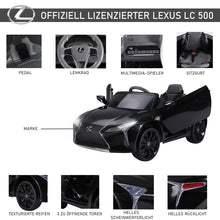 Load image into Gallery viewer, Licensed Lexus Children's Car Electric Car with MP3 Player