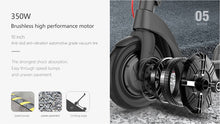Load image into Gallery viewer, Electric Scooter for Adults 350W 45km range 32 kph 10" tires Waterproof Embedded Battery Electric Scooter