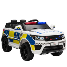 Load image into Gallery viewer, 12V Kid Electric Ride On Police Car with Remote Siren Light Bluetooth 3-6 Years
