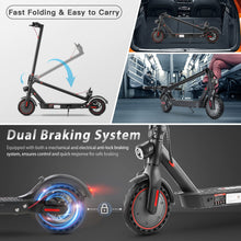 Load image into Gallery viewer, Adult Electric Scooter I9 Max 36V 10 inches Honeycomb tire 500W 35 KM/Hr Max Load 120 kgs CE Certified with Scooter Bag
