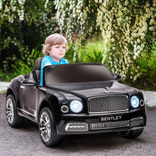 Load image into Gallery viewer, Kids Electric Ride On Car with Parent Remote, 12V Battery Powered Toy Car with Music Horn Lights MP3 Suspension Wheels for 37-72 Months -  Black