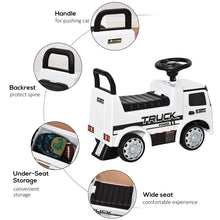 Load image into Gallery viewer, 3-in-1 Ride On Car Kids Mercedes Truck Storage Handle for 12 - 36 Months White
