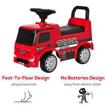 Load image into Gallery viewer, 3-in-1 Ride On Car Kids Mercedes Truck Storage Handle for 12 - 36 Months Red