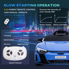 Load image into Gallery viewer, Audi Licensed Kids Electric Ride On Car 12V with Parental Remote Control
