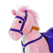 Load image into Gallery viewer, Rocking Horse with Rolling Wheels & Sound-Pink