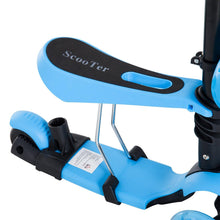 Load image into Gallery viewer, 5-in-1 Kids Kick Scooter W/Removable Seat-Blue