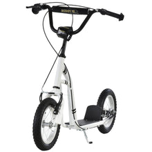Load image into Gallery viewer, Dual Brakes 12" Metal frame Kick Scooter adjustable black