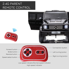 Load image into Gallery viewer, Mercedes Benz G500 12V Kids Electric Ride On Car - Black
