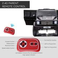 Load image into Gallery viewer, Mercedes Benz G500 12V Kids Electric Ride On Car - Black