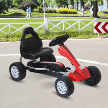 Load image into Gallery viewer, Kids Pedal Go-Kart, 80Lx49Wx50H cm-Black/Red