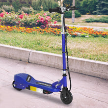 Load image into Gallery viewer, Folding Kids Electric Scooter, Age 7-14-Blue/Black