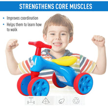 Load image into Gallery viewer, Toddler Training Walker Balance Ride-On Toy with Rubber Wheels Blue