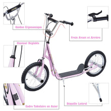 Load image into Gallery viewer, Non-Electric Pneumatic 16" Tyres Scooter-Pink