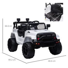 Load image into Gallery viewer, 12V Kids Electric Ride On Car Truck  - White
