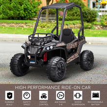 Load image into Gallery viewer, 12V Kids Electric Ride On Car Off-road - Black

