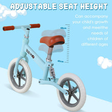 Load image into Gallery viewer, Toddler Balance Bike No Pedal Walk Training Blue