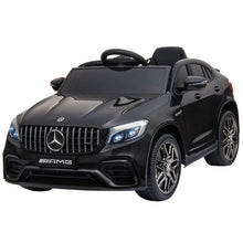 Load image into Gallery viewer, Mercedes-Benz AMG GLA45 licensed electric car with remote control 2 x 35W engines MP3 seat belt 3–8 years Black