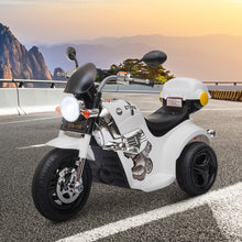 Load image into Gallery viewer, Kids 6V Battery PP Motorcycle Ride On Trike White