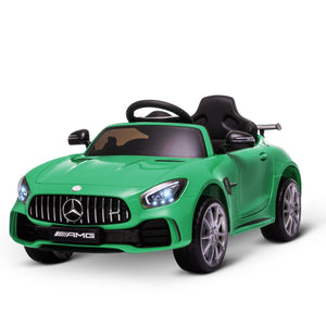 Benz GTR 12V Kids Electric Ride On Car - Green