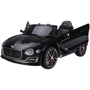Kids 6V Battery Licensed Bentley Ride On Car Black
