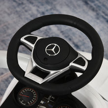 Load image into Gallery viewer, Toddlers Licensed Mercedes-Benz Ride On Stroller White