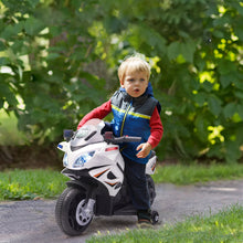 Load image into Gallery viewer, Kids 6V Electric Pedal Motorcycle Ride-On Toy Battery 18-48 months White