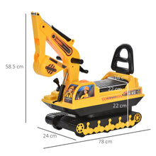 Load image into Gallery viewer, Ride On Excavator Toy Tractors Digger Movable Walker Construction Truck 3 Years