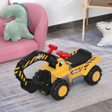 Load image into Gallery viewer, Kids 4-in-1 HDPE Excavator Ride On Truck Yellow/Black