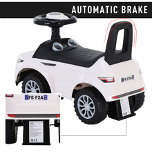 Load image into Gallery viewer, Toddler 3-in-1 Ride-On Car Kids Car Walker Stroller Push-Along with Horn Wheel & Under Seat Storage White