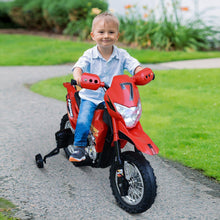 Load image into Gallery viewer, Childrens Motorbike Ride On Electric 6V Battery -Wheel in Red