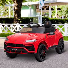 Load image into Gallery viewer, Lamborghini Urus 12V Kids Electric Ride On Car - RED
