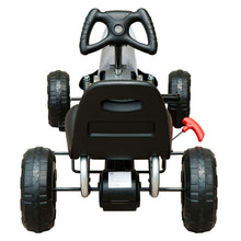 Load image into Gallery viewer, Pedal Go Kart W/Rubber Wheels-White/Black