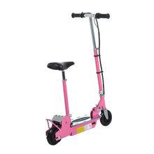 Load image into Gallery viewer, Teens Foldable Electric Scooter, 12V 120W w/Brake Kickstand-Pink