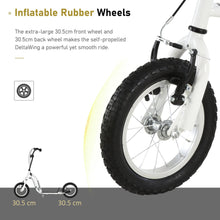 Load image into Gallery viewer, Dual Brakes 12" Metal frame Kick Scooter adjustable black