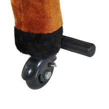 Load image into Gallery viewer, Kids Rocking Horse with Rolling Wheels and Sound-Brown